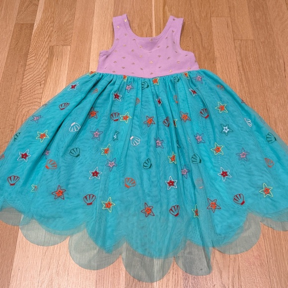 Disney Collection By Hanna Anderson Ariel Princess Dress size 5 - Picture 5 of 7